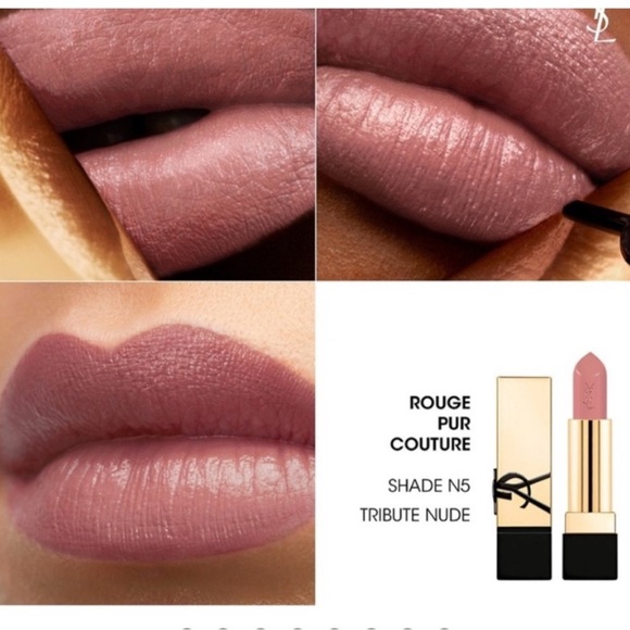 Yves Saint Laurent Rouge Pur Couture Lipstick - Shade N5 Tribute Nude - Picture 2 of 5